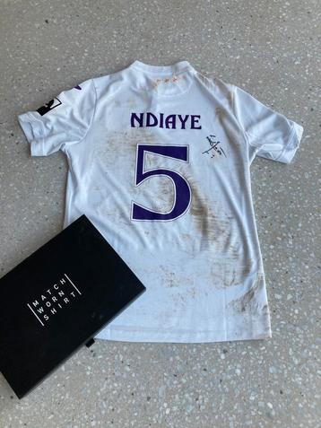 Matchworn & Gesigneerd Shirt van Ndiaye beschikbaar voor biedingen