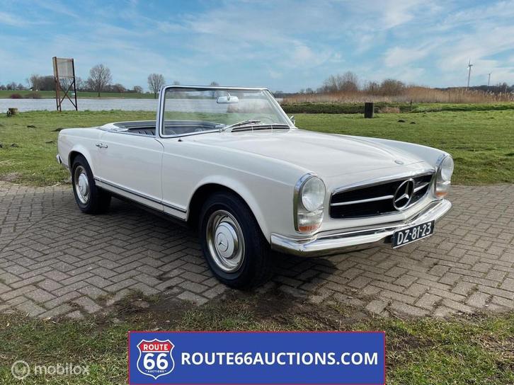 Mercedes-Benz 230SL | 1964 | Route 66 Auctions, Auto's, Oldtimers, Bedrijf, Te koop, Mercedes-Benz, Benzine, Overige carrosserie