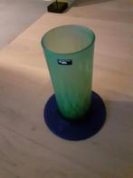 groene glazen vaas met blauwe voet Leonardo, Ophalen