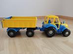 traktor met aanhangwagen, Ophalen, Zo goed als nieuw