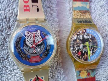 2 Swatch-horloges uit de jaren '80 voor verzamelaars beschikbaar voor biedingen