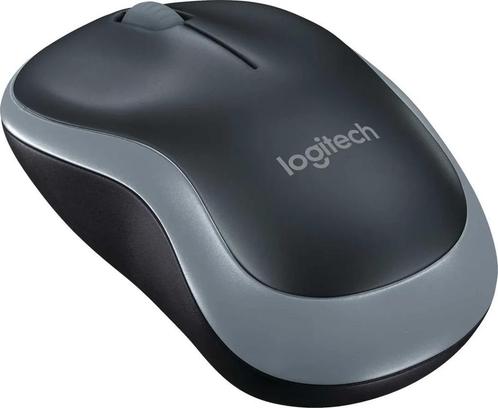 Logitech M185 - Draadloze muis (bluetooth) - Dongle meegelev, Computers en Software, Muizen, Zo goed als nieuw, Muis, Linkshandig