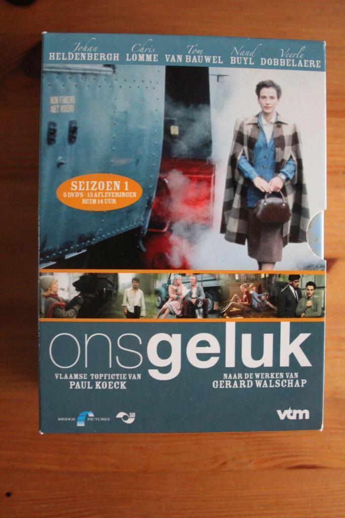 Ons geluk  seizoen 1-2         Knap Vlaams drama!, Cd's en Dvd's, Dvd's | Tv en Series, Zo goed als nieuw, Drama, Alle leeftijden