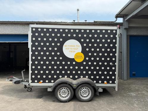 Koelwagen / koelcel te huur - aanhangwagen, Hobby en Vrije tijd, Feestartikelen | Verhuur, Nieuw, Ophalen