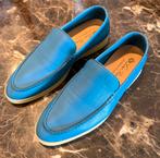 Loro Piana Summer Walk Azuurblauw Kalfsleer maat 38, Kleding | Dames, Blauw, Instappers, Loro Piana, Ophalen of Verzenden