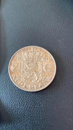 Pièce en argent 2 florins 1961, Timbres & Monnaies, Monnaies | Pays-Bas, Enlèvement ou Envoi, Argent, Reine Juliana