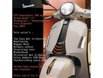 Vespa GTS Super 300 - 2024 - Showroomstaat beschikbaar voor biedingen