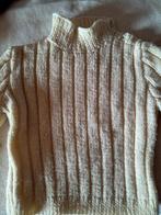 pull beige fait main pour enfant 4-5 ans, Ophalen