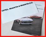 OPEL MANTA Folder, Boeken, Auto's | Folders en Tijdschriften, Verzenden, Opel