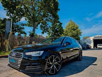 TOIT PANORAMIQUE EN CUIR BLEU MARINE POUR AUDI A4 AVANT SPOR