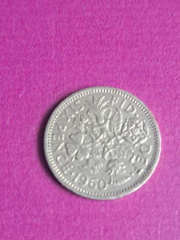 1960 Engeland 6 pence Elizabeth II beschikbaar voor biedingen