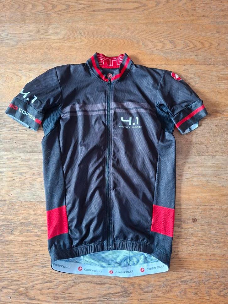 Castelli Aero 4.1 Fietsshirt L, Fietsen en Brommers, Fietsaccessoires | Fietskleding, Verzenden