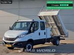 Iveco Daily 35C16 3.0L Open Laadbak Dubbel Cabine met Kist D, Euro 6, 4 cilinders, Iveco, Wit