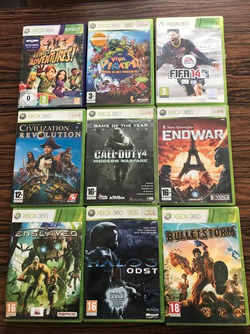 9 Xbox 360 games, Games en Spelcomputers, Games | Xbox 360, Zo goed als nieuw, Ophalen of Verzenden