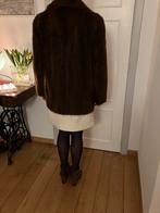 Veste vintage en fourrure, Gedragen, Maat 38/40 (M), Bruin