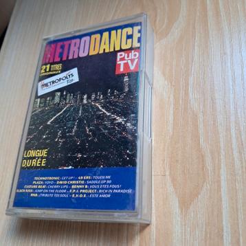 Cassette Metrodance 21 titres, Enlèvement ou Envoi, Utilisé