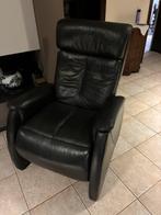 Lederen relax zetel, Huis en Inrichting, Ophalen, Gebruikt