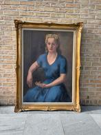 Heel mooi portret geschilderd door Georges Rombaut, Antiek en Kunst, Ophalen