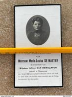 Nieuwenrode Maria Louisa DE MAEYER 16/7/1880 en overleden B, Verzamelen, Bidprentjes en Rouwkaarten, Ophalen of Verzenden, Bidprentje