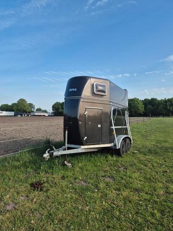 2 paards trailer, Dieren en Toebehoren, Paarden en Pony's | Trailers en Aanhangwagens, Ophalen, Zo goed als nieuw