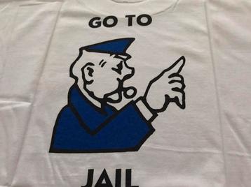 Monopoly Go to jail T Shirt maat S NIEUW beschikbaar voor biedingen