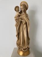 Beeld Maria met Kind GLV met goudverf (56 cm), Antiek en Kunst, Ophalen