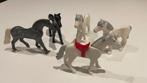 Playmobil - Set Paarden (wit, zwart en grijs), Gebruikt, Ophalen