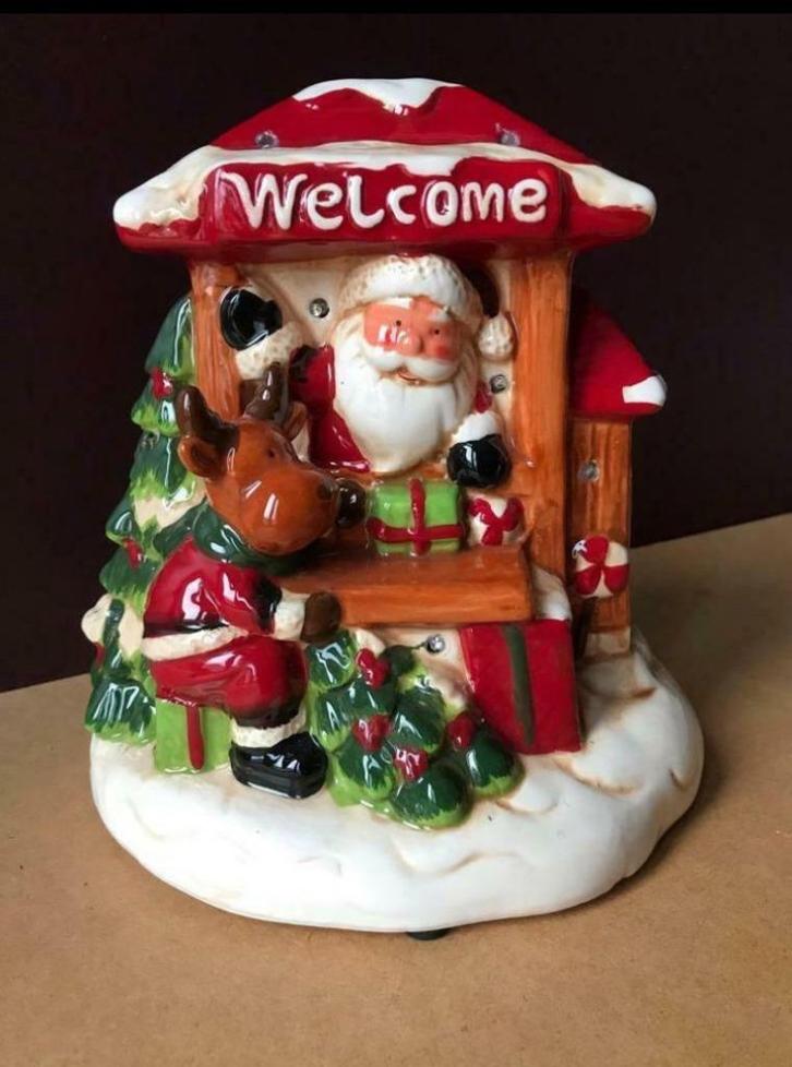 Keramische kerstdecoratie, helder en muzikaal., Diversen, Kerst, Nieuw, Ophalen of Verzenden