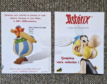 Astérix, toutes sortes de brochures publicitaires, Leblon, P