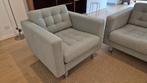 Fauteuil Landskrona (Ikea) - Tissus Gunnared vert clair, Ophalen, 75 tot 100 cm, Zo goed als nieuw, 75 tot 100 cm