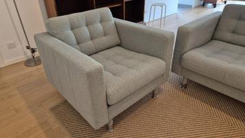 Fauteuil Landskrona (Ikea) - Tissus Gunnared vert clair beschikbaar voor biedingen