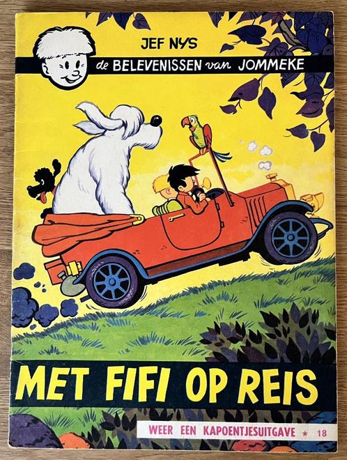 Jommeke - Met Fifi op reis - 18 (1969) - Strip, Boeken, Stripverhalen, Zo goed als nieuw, Eén stripboek, Ophalen of Verzenden