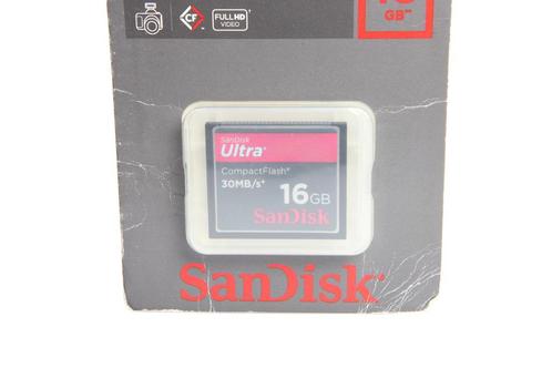 Sandisk Ultra 16GB 30MB/s Compact Flash geheugenkaart, TV, Hi-fi & Vidéo, Photo | Cartes mémoire, Comme neuf, Compact Flash (CF)