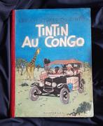 Kuifje T2 – Kuifje in Congo - A18 - Zwart-wit Grote afbeeldi, Boeken, Stripverhalen, Gelezen, Ophalen of Verzenden, Eén stripboek