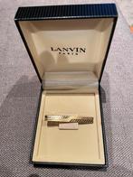 Marque Lanvin: pince à cravatte dorée, Collections, Vêtements & Patrons, Comme neuf, Enlèvement