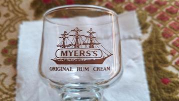 Ensemble de 5 verres à crème au rhum Myers's Original avec f disponible aux enchères