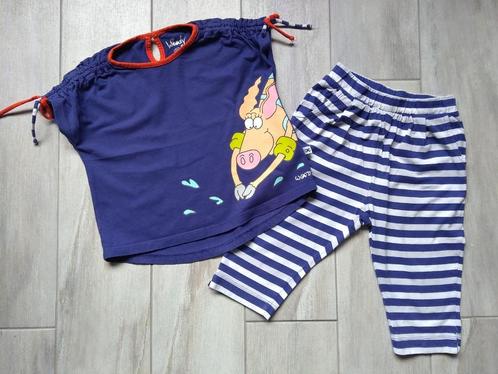 ✿ M98 - Woody zomerpyjama thema varken, Kinderen en Baby's, Kinderkleding | Maat 98, Gebruikt, Meisje, Nacht- of Onderkleding