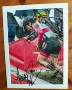 Handtekening op foto van Marion Liberolle., Sport en Fitness, Wielrennen, Nieuw, Verzenden