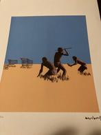 Banksy Chasseurs de chariots lithografie +certificaat!