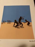 Banksy Chasseurs de chariots lithographie +certificat !