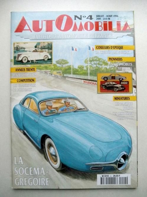 Automobilia L’histoire automobile en France 1à 4 HS 1956 (2), Livres, Autos | Brochures & Magazines, Comme neuf, Citroën, Enlèvement ou Envoi