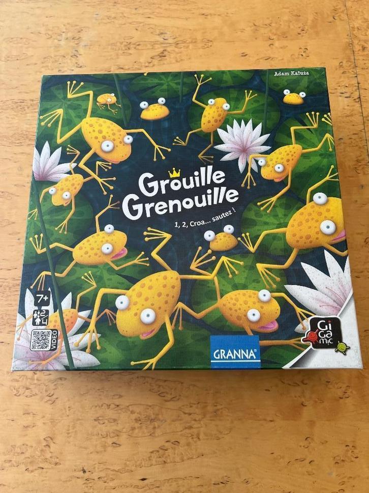 Grouille Grenouille, Jeu de société Gigamic, 7 ans +, Kinderen en Baby's, Speelgoed | Educatief en Creatief, Zo goed als nieuw