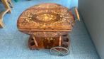 Vintage Italian cocktail cart, Huis en Inrichting, Ophalen, Gebruikt, Rond