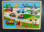 Houten puzzel - 20 stukjes, Kinderen en Baby's, Speelgoed | Kinderpuzzels, 10 tot 50 stukjes, Van hout, Gebruikt, Ophalen