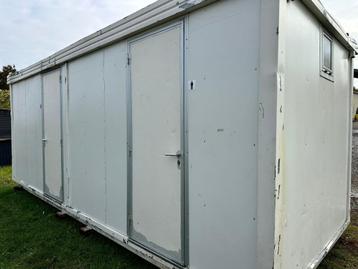 Sanitair unit / wc container 6 x 2.5 m – volledig ingericht! beschikbaar voor biedingen
