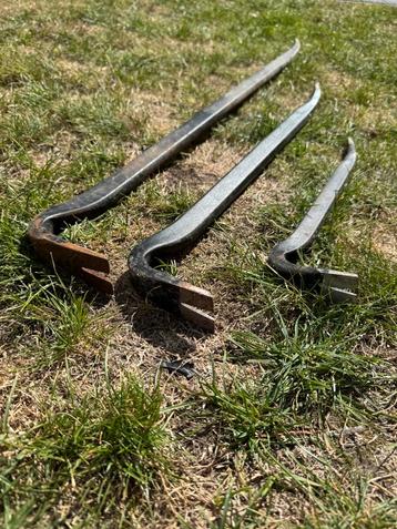  Set van 3 stevige breekijzers - Constructie, sloop... beschikbaar voor biedingen