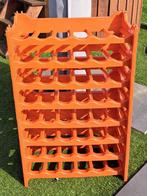 Vintage modulaire wijnrekken, Huis en Inrichting, Woonaccessoires | Wijnrekken, Ophalen, Kunststof, Gebruikt, 5 tot 15 flessen