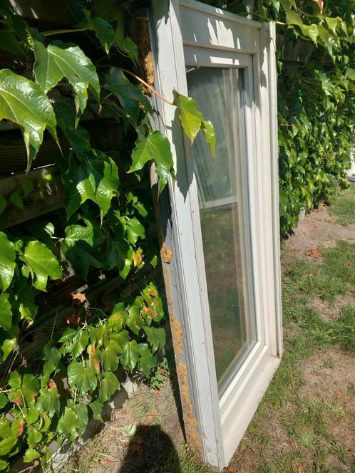 PVC- kiepraam- RAL cremewit, Doe-het-zelf en Bouw, Glas en Ramen, Zo goed als nieuw, Ophalen