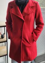 Mooie rode mantel van United Colors of Benetton, Kleding | Dames, Zo goed als nieuw, United Colors of Benetton, Rood, Ophalen