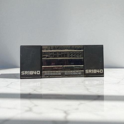 Vintage cassette radio boombox SR1840, Audio, Tv en Foto, Radio's, Radio, Ophalen of Verzenden